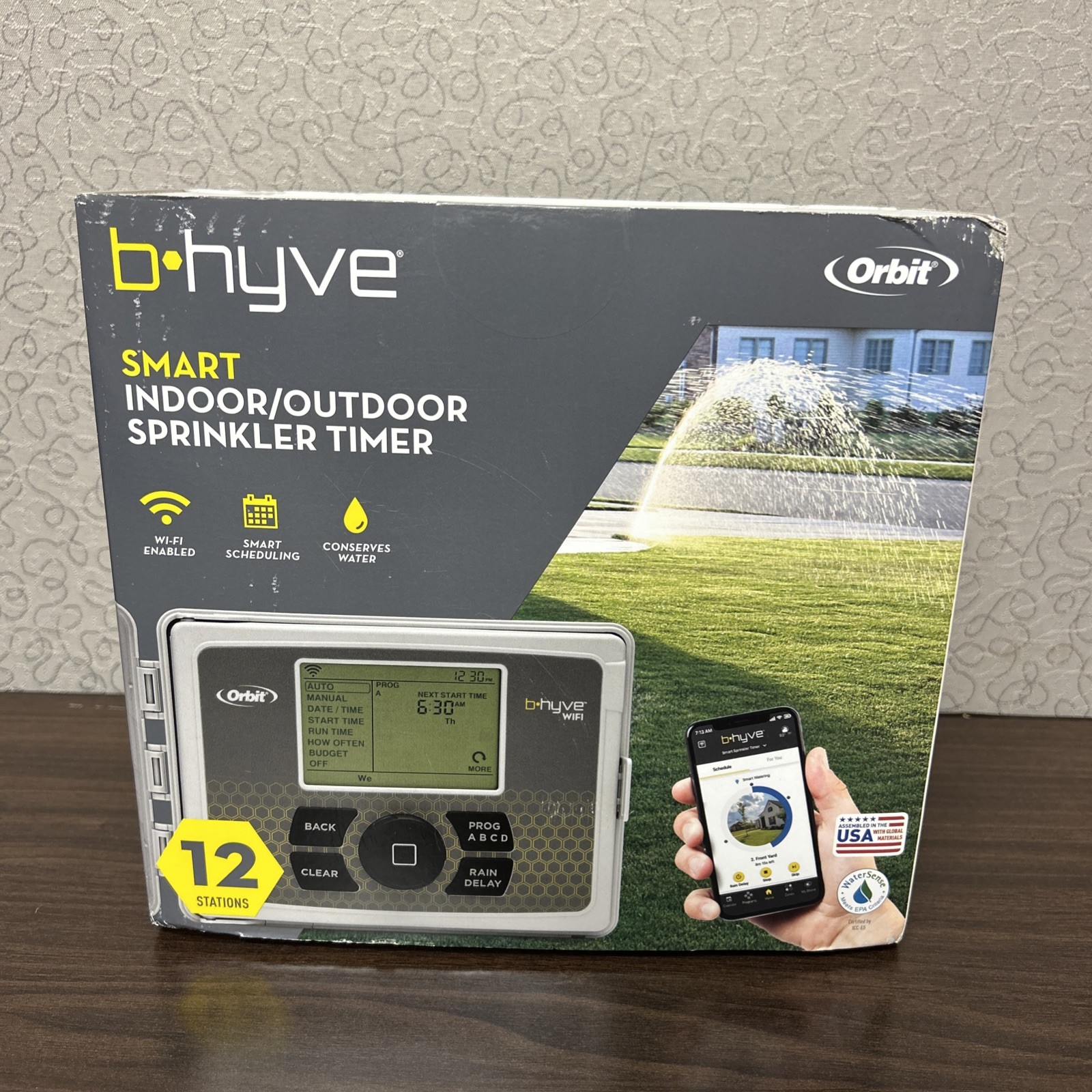 Orbit 57950 B-hyve Smart Indoor/Outdoor 12-Station WiFi Sprinkler System Control