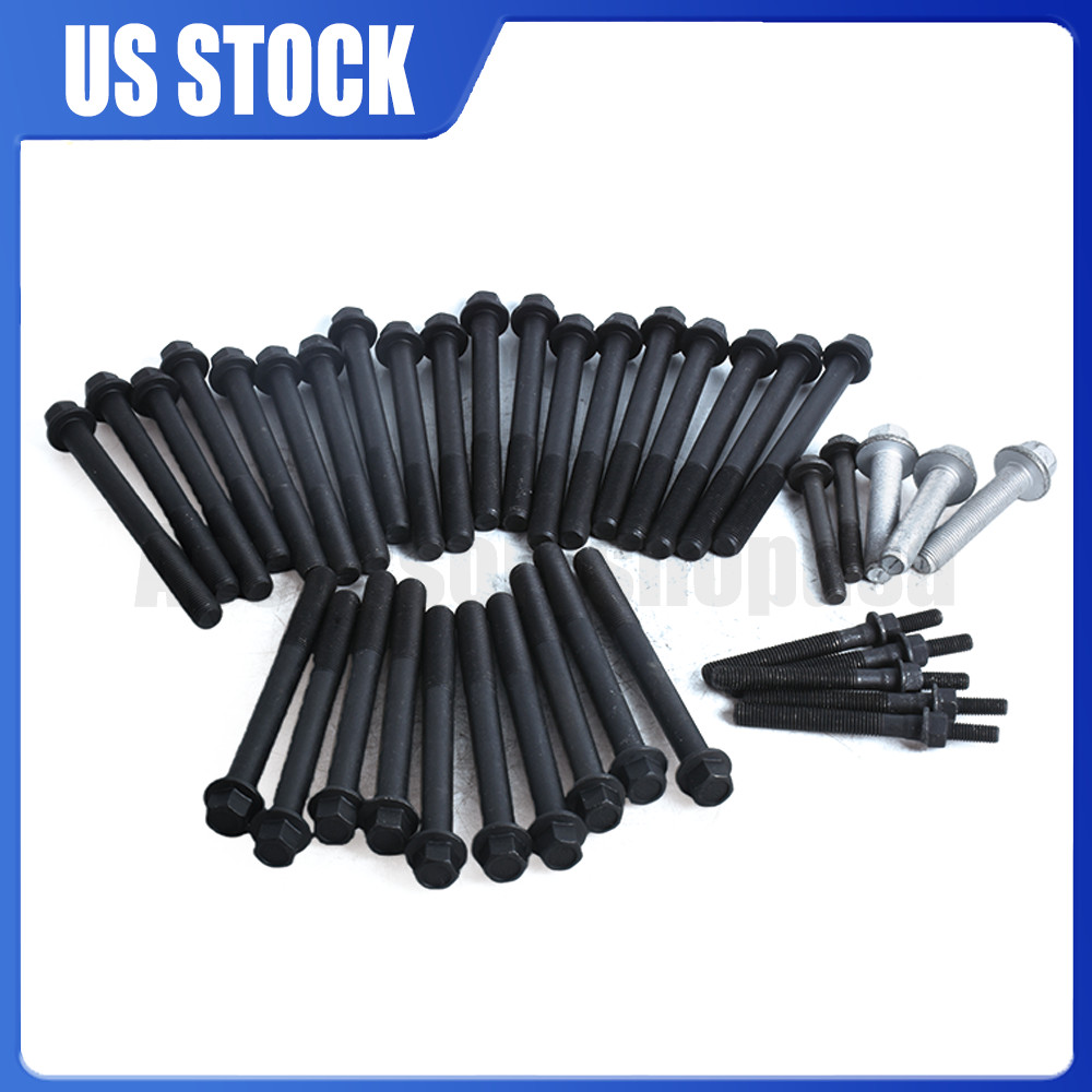 39Pcs Head Bolts Bolt Fully Set For Cummins Cylinder M11 ISM QSM 3045850 NEW