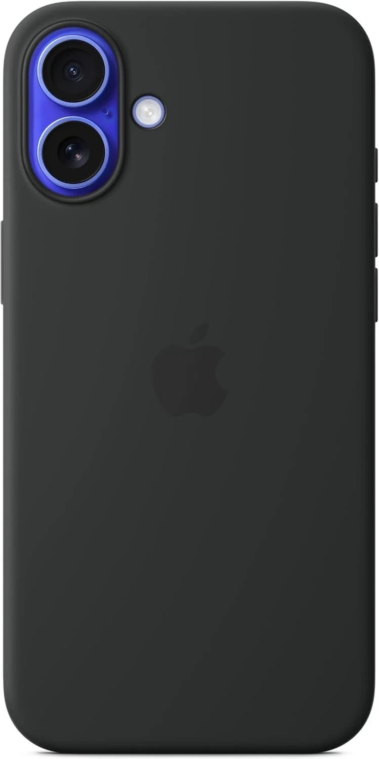 Genuine Apple Silicone Case with MagSafe For iPhone 16 Plus - Black Original Genuine Apple Silicone Case with MagSafe For iPhone 16 Plus - Black Original