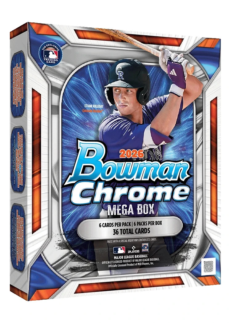 2026 BOWMAN CHROME BASEBALL MEGA BOX - Factory Sealed - eBay LIVE RIP
