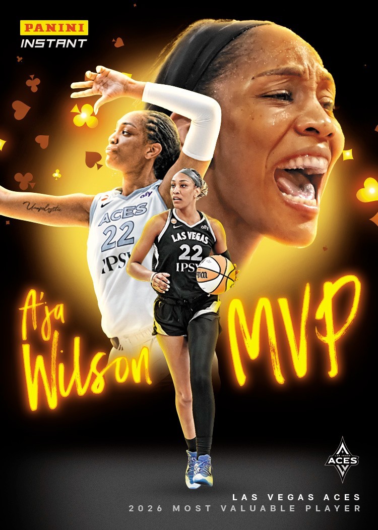 2026 Panini Instant WNBA A'ja Wilson Las Vegas Aces MVP PRESALE