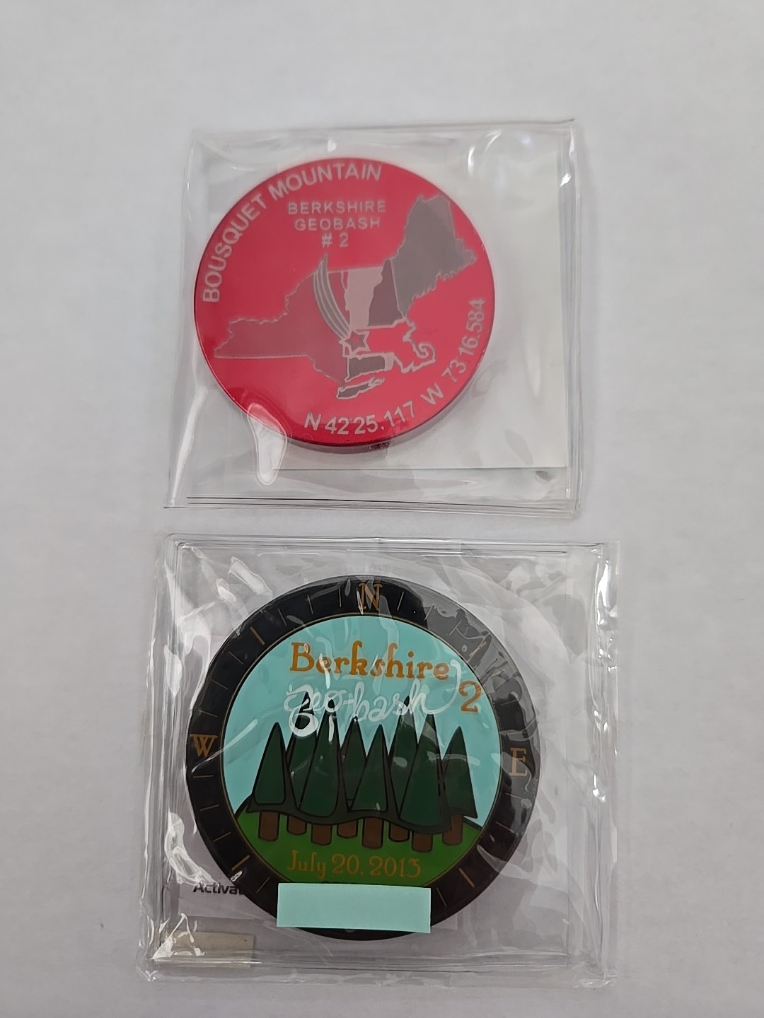 Berkshire Geobash #2 Geocoin New Unactivated W/ Proxy Coin Berkshire Geobash #2 Geocoin New Unactivated W/ Proxy Coin
