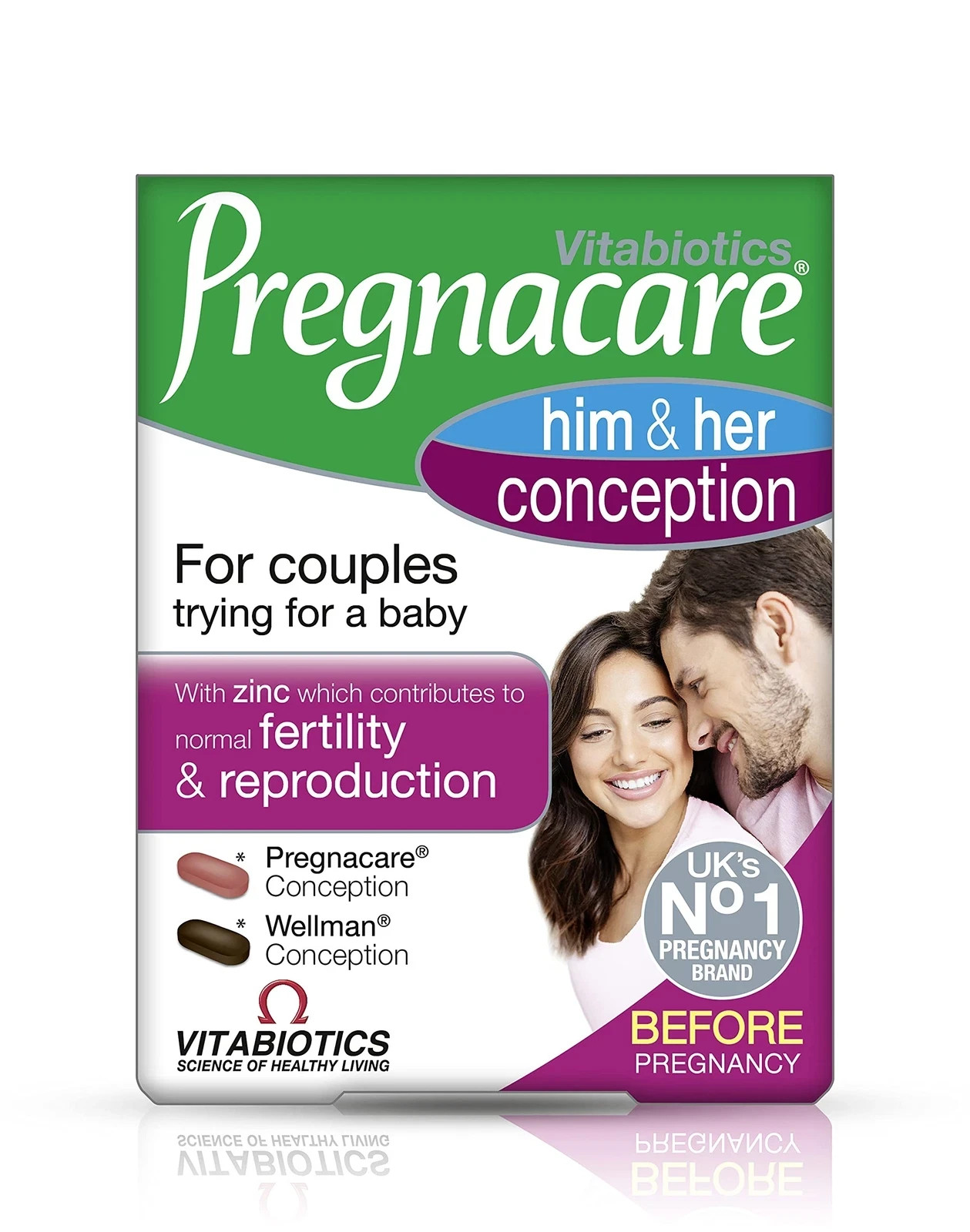 Vitabiotics - Pregnacare - His & Her Conception - 2x30 Tablets Vitabiotics - Pregnacare - His & Her Conception - 2x30 Tablets