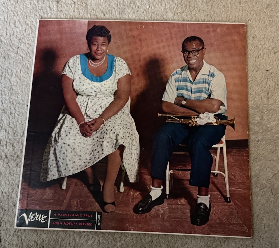 Ella Fitzgerald Louis Armstrong Album Ella and Louis Jazz Vinyl LP Never Played? Ella Fitzgerald Louis Armstrong Album Ella and Louis Jazz Vinyl LP Never Played?