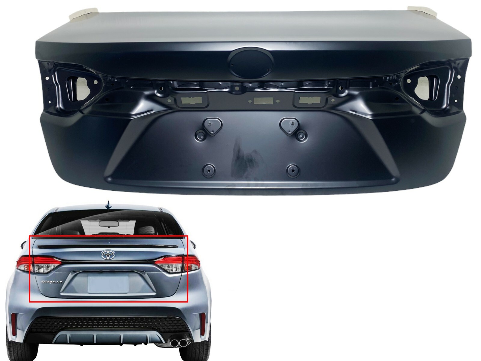 New Fits 2020-2025 Toyota Corolla Trunk Deck Lid Panel Rear