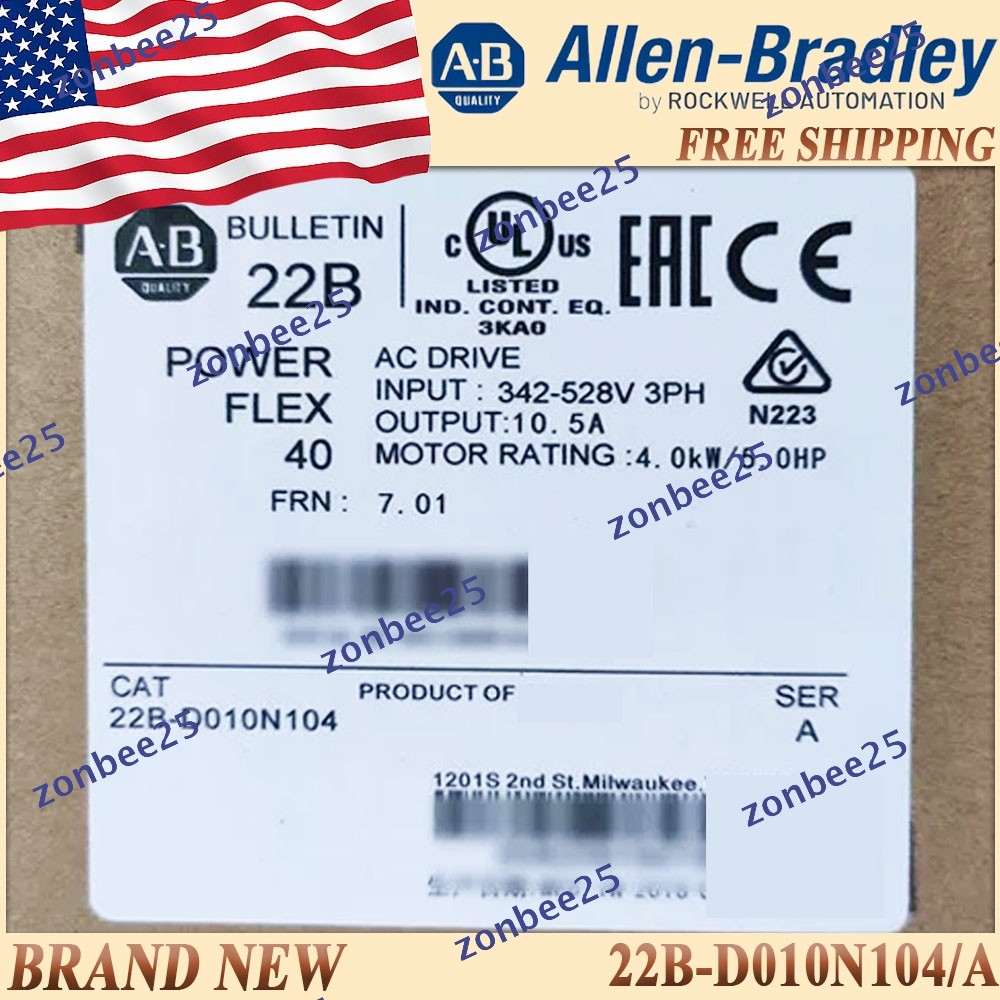 AB Big Sale New Sealed 22B-D010N104/A PowerFlex AC Drive US Stock Same Day Ship
