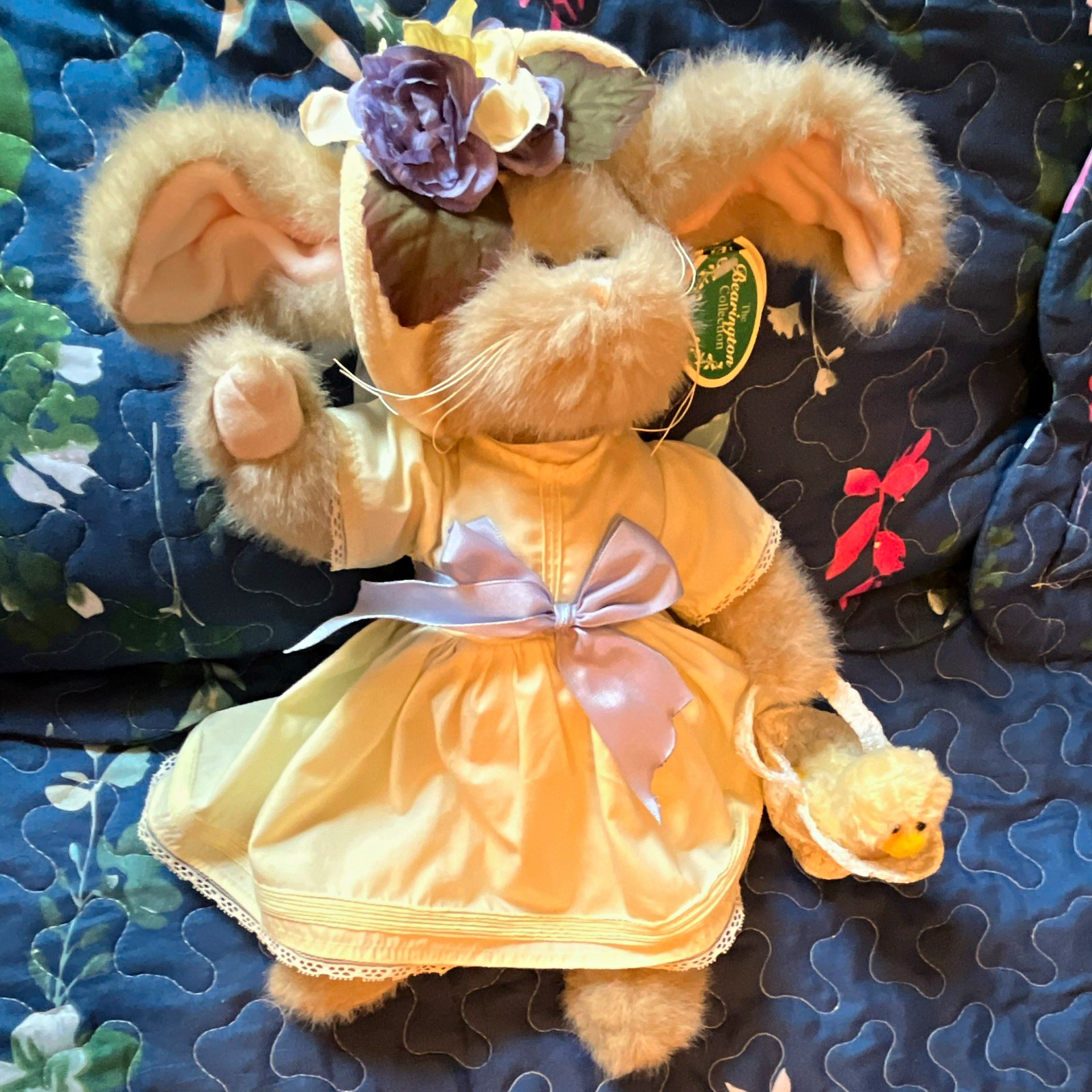 Bearington Collection Plush Stuffed “Tulip and Duckie”, retired, Vintage, 2004 Bearington Collection Plush Stuffed “Tulip and Duckie”, retired, Vintage, 2004