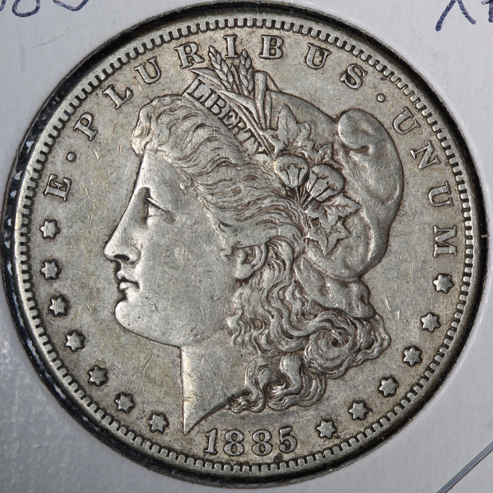 1885-S Morgan Silver Dollar XF+ E387 KTLM