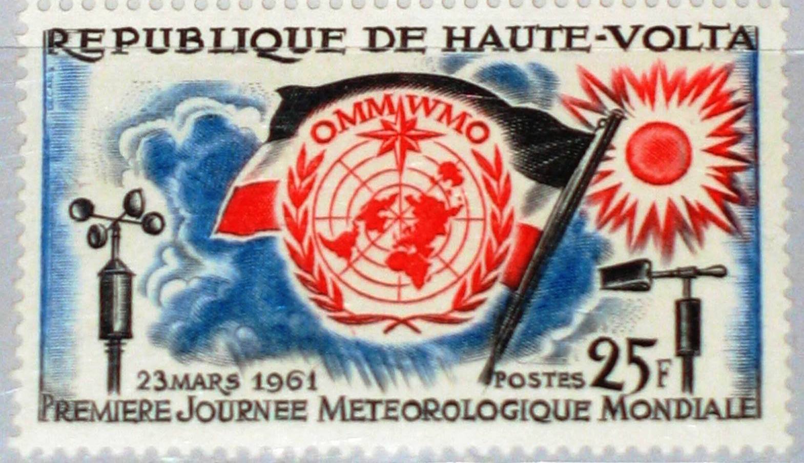 Upper Volta Upper Volta 1961 96 93 1st World Meteorological Day UN Emblem MNH
