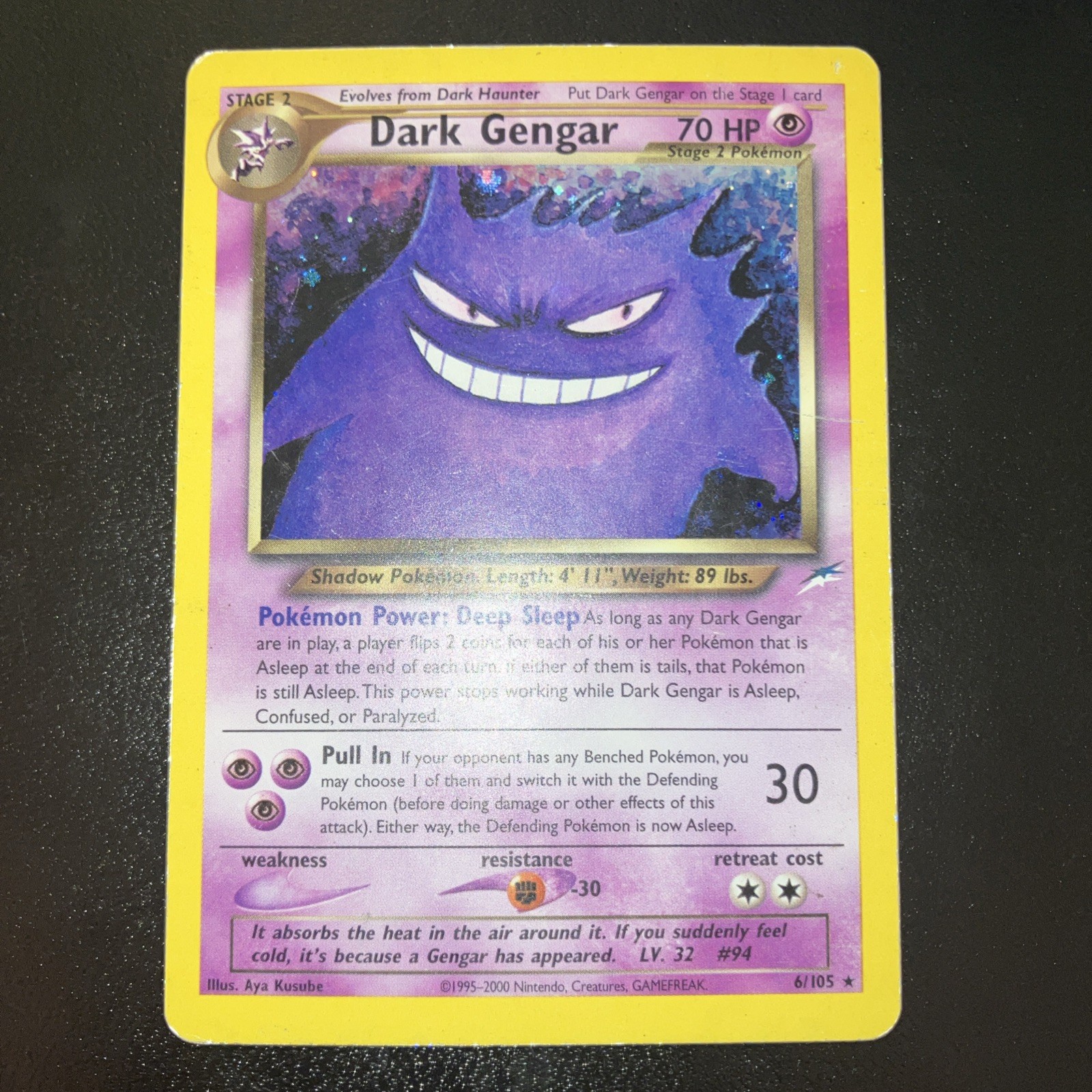Dark Gengar 6/105 Pokemon Neo Destiny