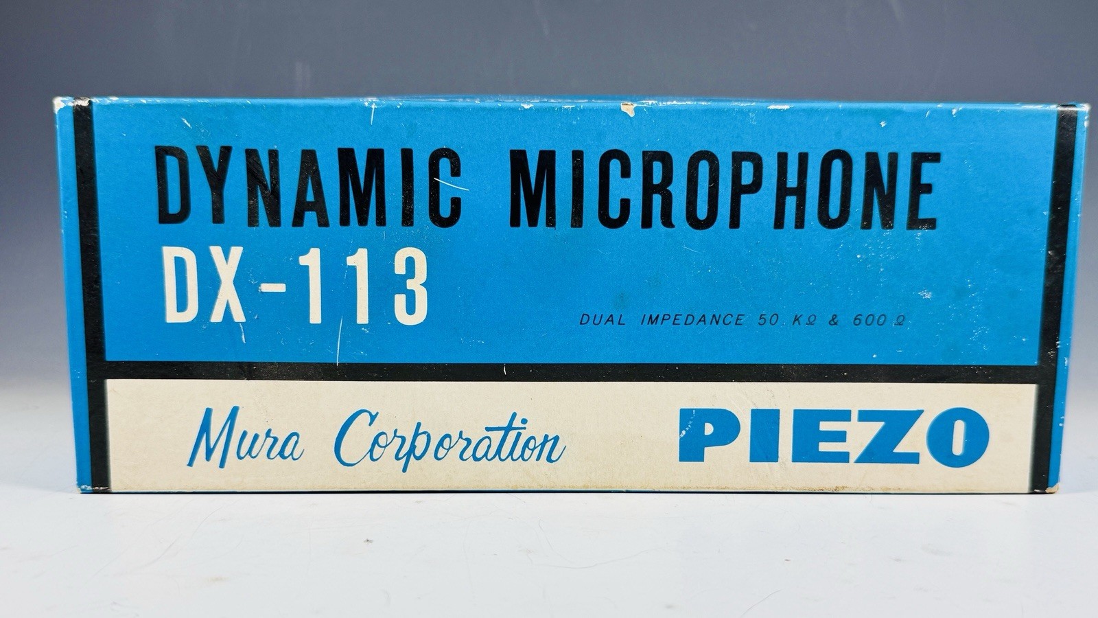 vintage Piezo Dynamic Microphone Model DX-113, New In Box Japan Jericho New York vintage Piezo Dynamic Microphone Model DX-113, New In Box Japan Jericho New York