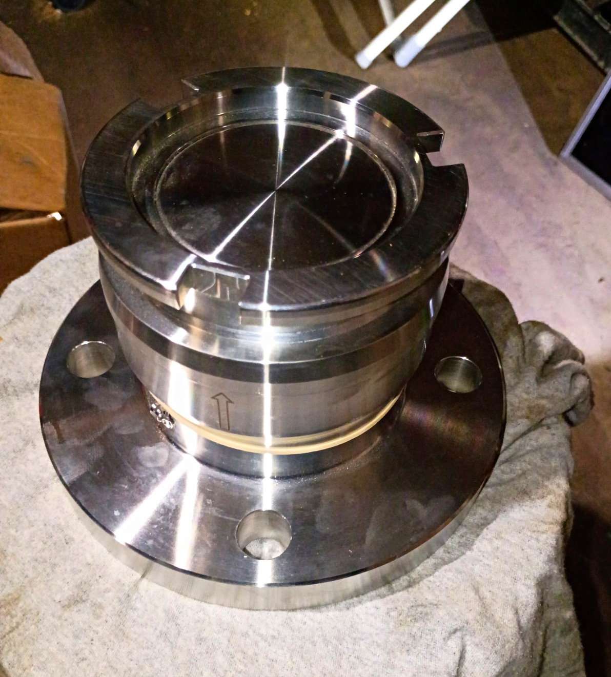 Dixon Valve 3in Stainless Steel Ball Check Valve 16 BAR WSP ANSI CL150 TDBA4001