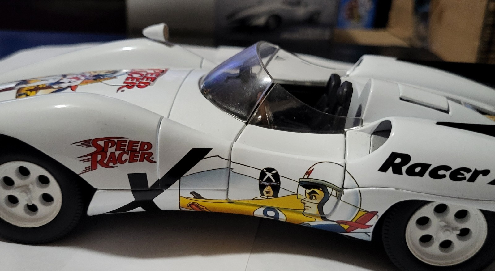 Rare ERTL American Muscle • Mach 5 Racer X 1/18 35th Anniversary Special Edition