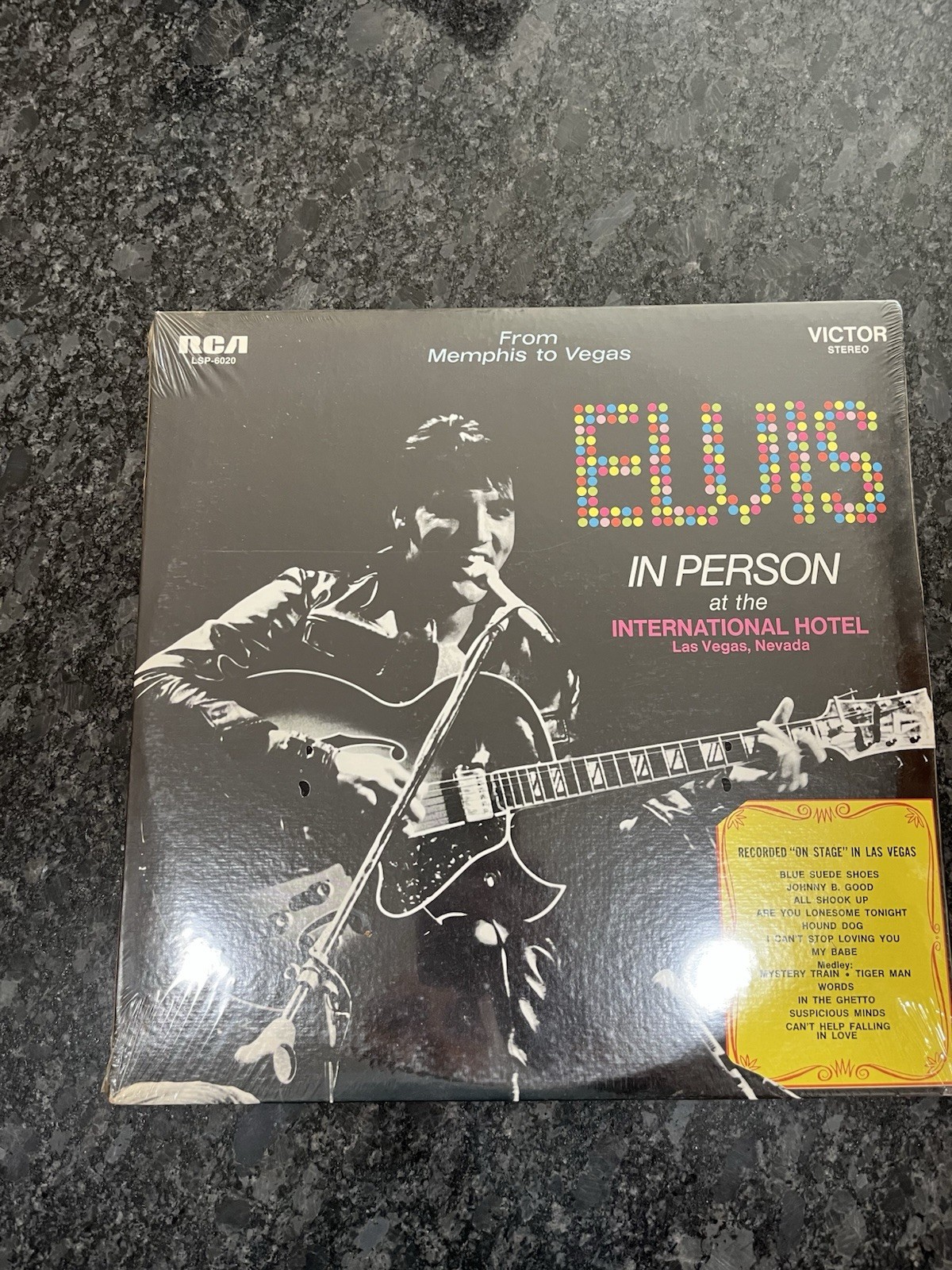 SEALED Elvis Presley 1969 1st Edition From Memphis To Vegas 2 LP Vinyl LSP-6020 SEALED Elvis Presley 1969 1st Edition From Memphis To Vegas 2 LP Vinyl LSP-6020