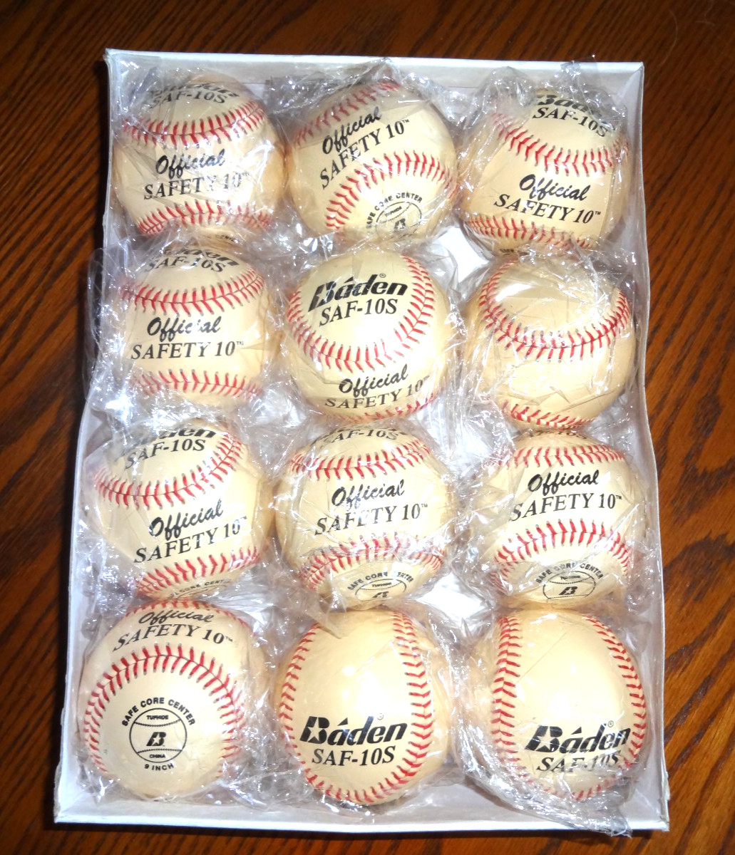 Baden Premium Baseballs (12) One Dozen Model # SAF-10S