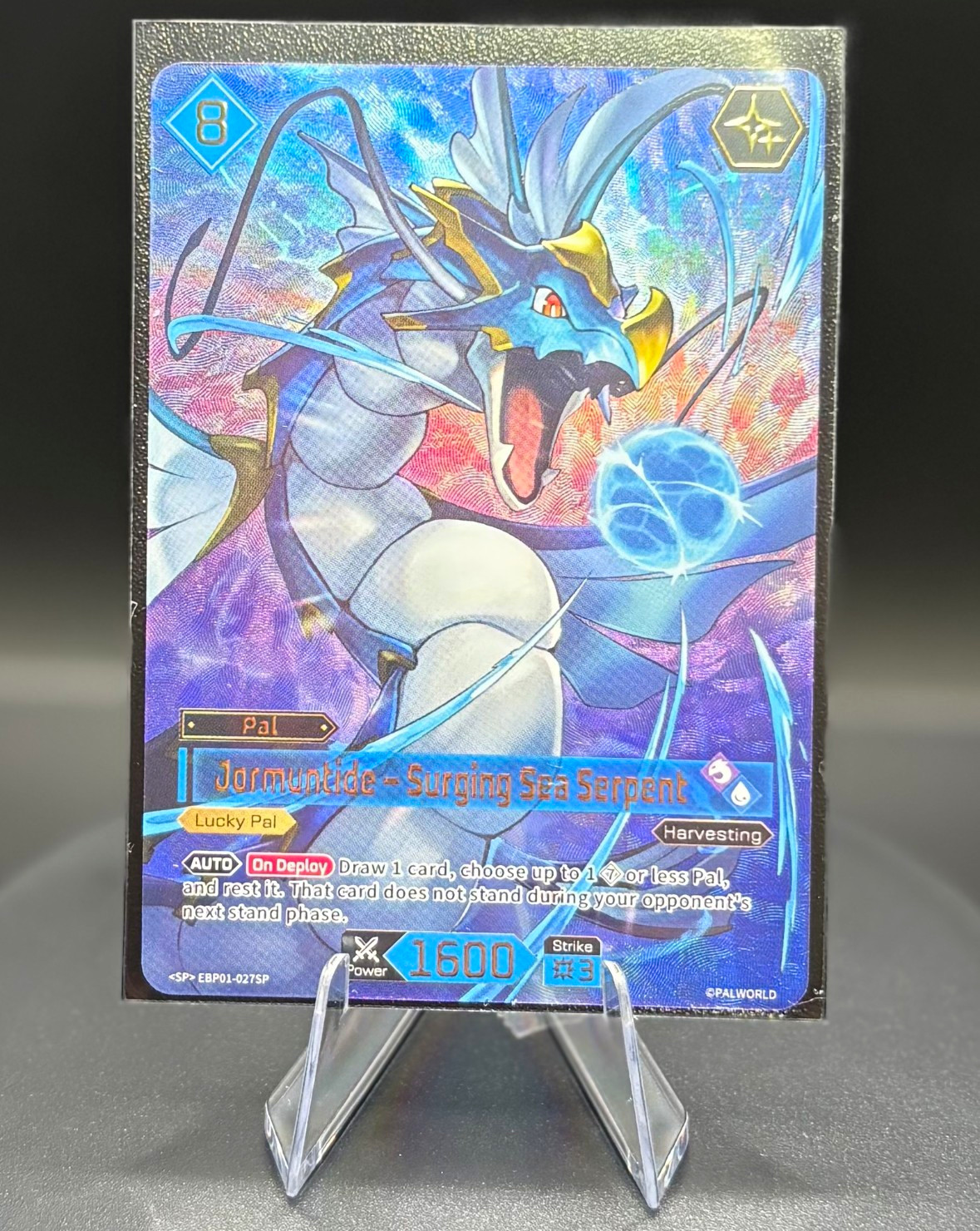 PALWORLD Jormuntide - Surging Sea Serpent EBP01-027SP SP Holo Foil Eng Std