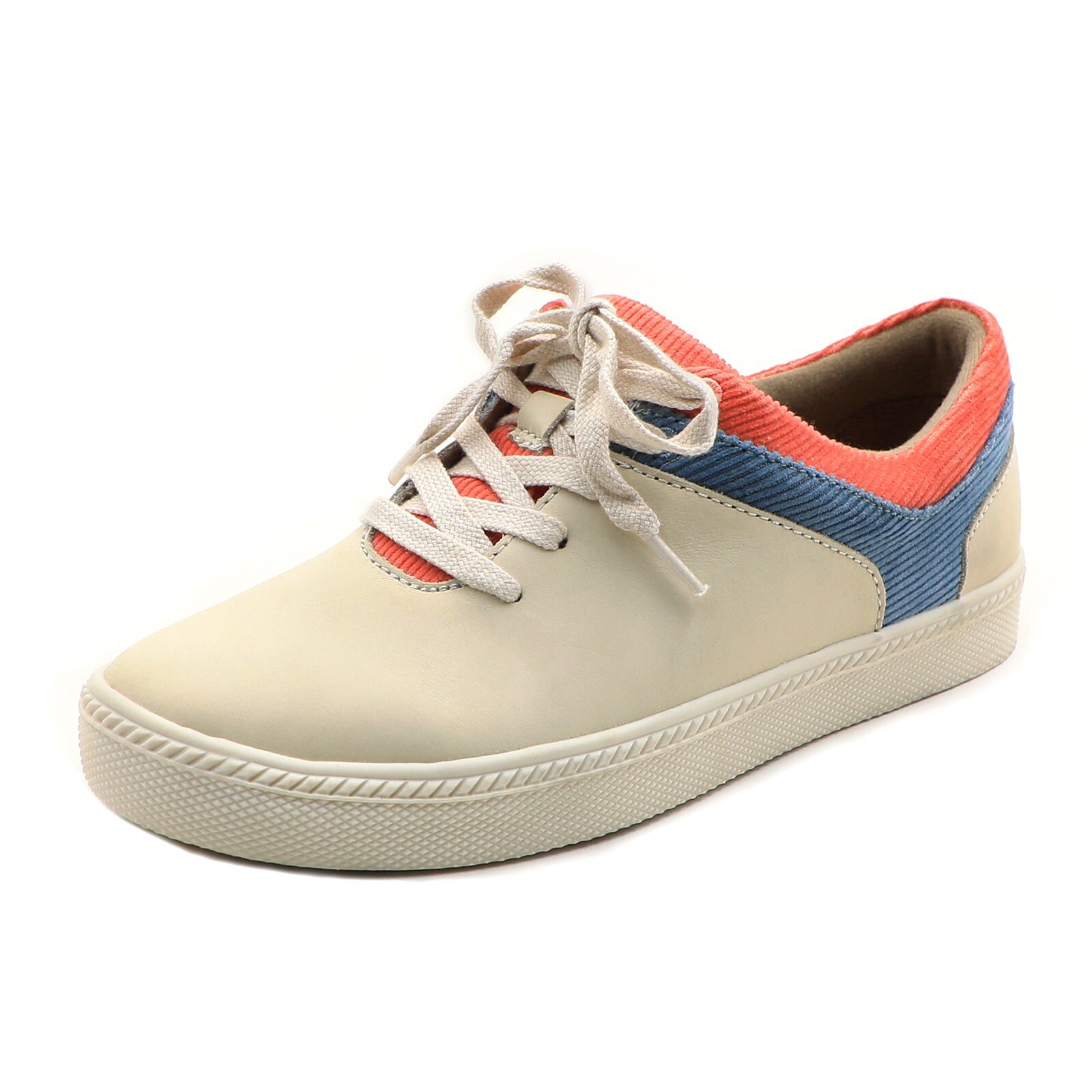 Women\'s Genuine Leather Casual Corduroy Low Top Trim Sneaker Women\'s Genuine Leather Casual Corduroy Low Top Trim Sneaker