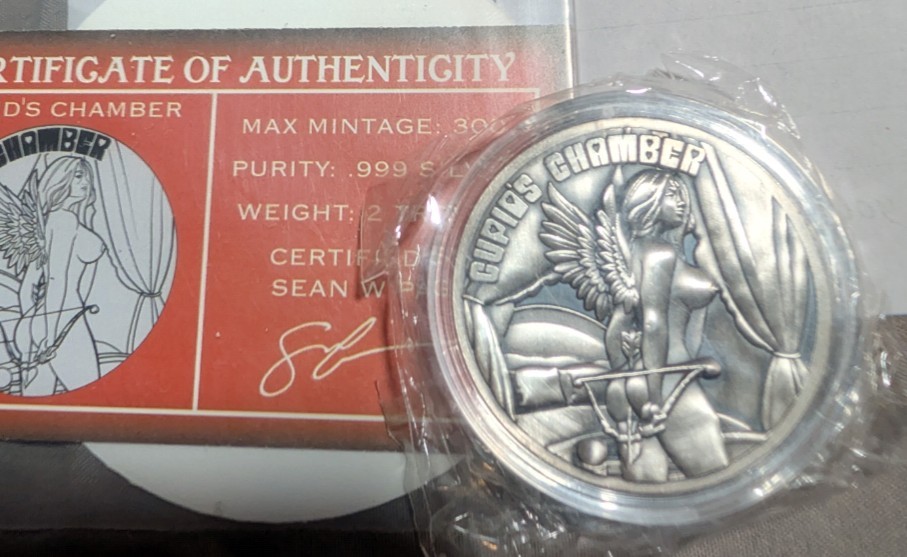 STL Mint extra spicy Cupids chamber 2 oz round STL Mint extra spicy Cupids chamber 2 oz round