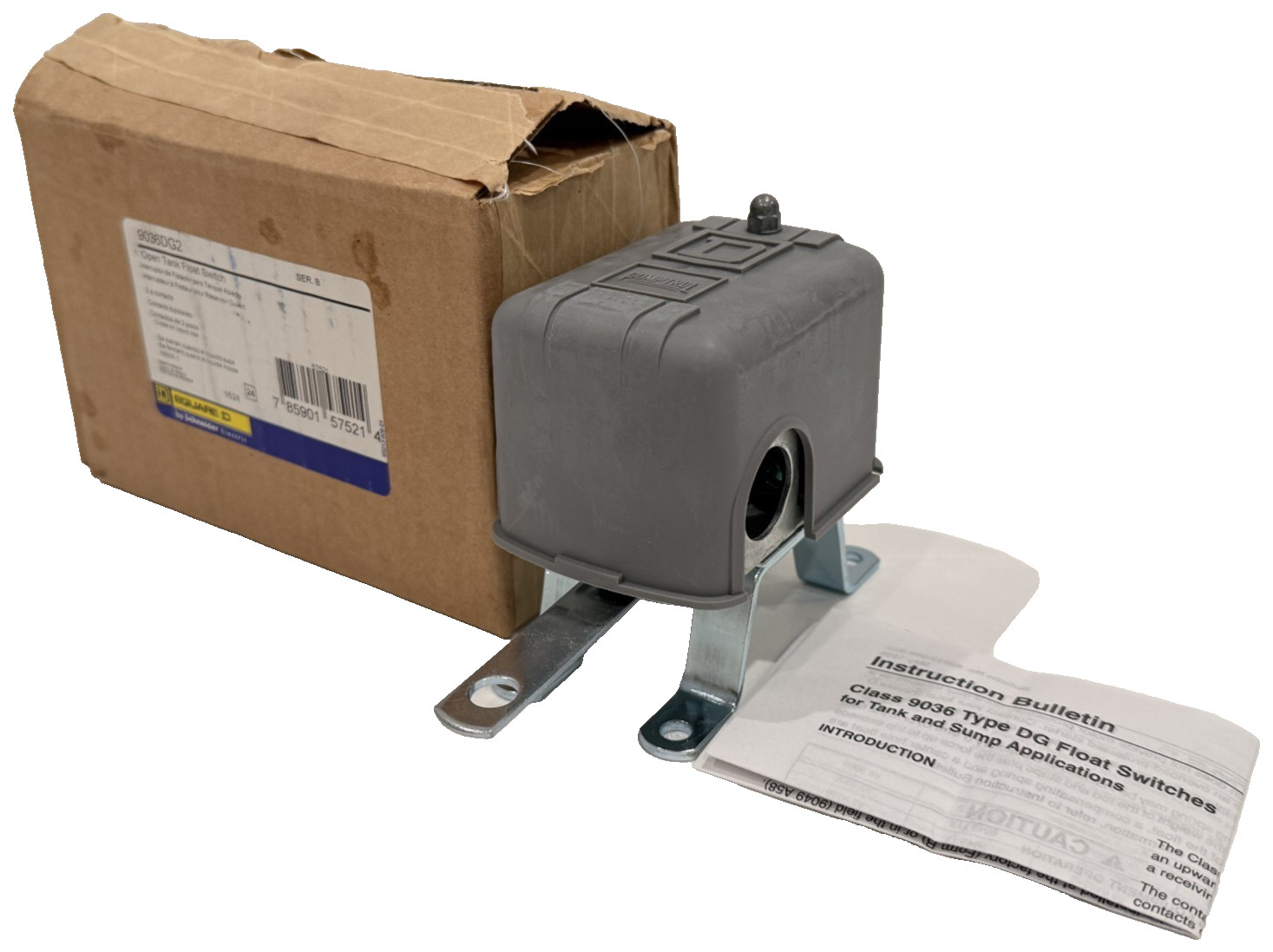 NEW SCHNEIDER SQUARE D 9036DG2 SER. B OPEN TANK FLOAT SWITCH