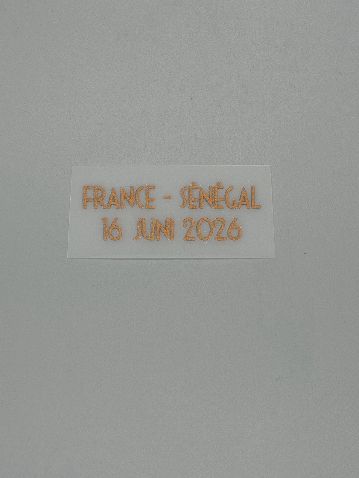 2026 World Cup France Match Day Detail Vs Senegal Jersey Iron On Patch