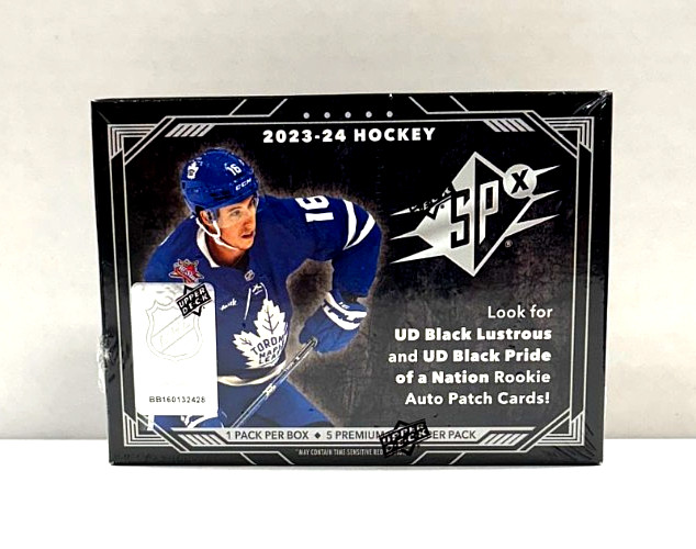 2023-24 Upper Deck SPx Hockey Factory Sealed Hobby Box