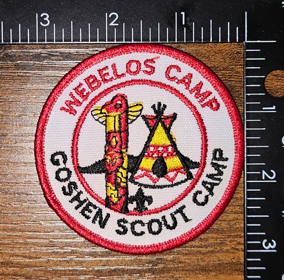Goshen Scout Camp Webelos Camp NCAC Boy Scout Camp Patch