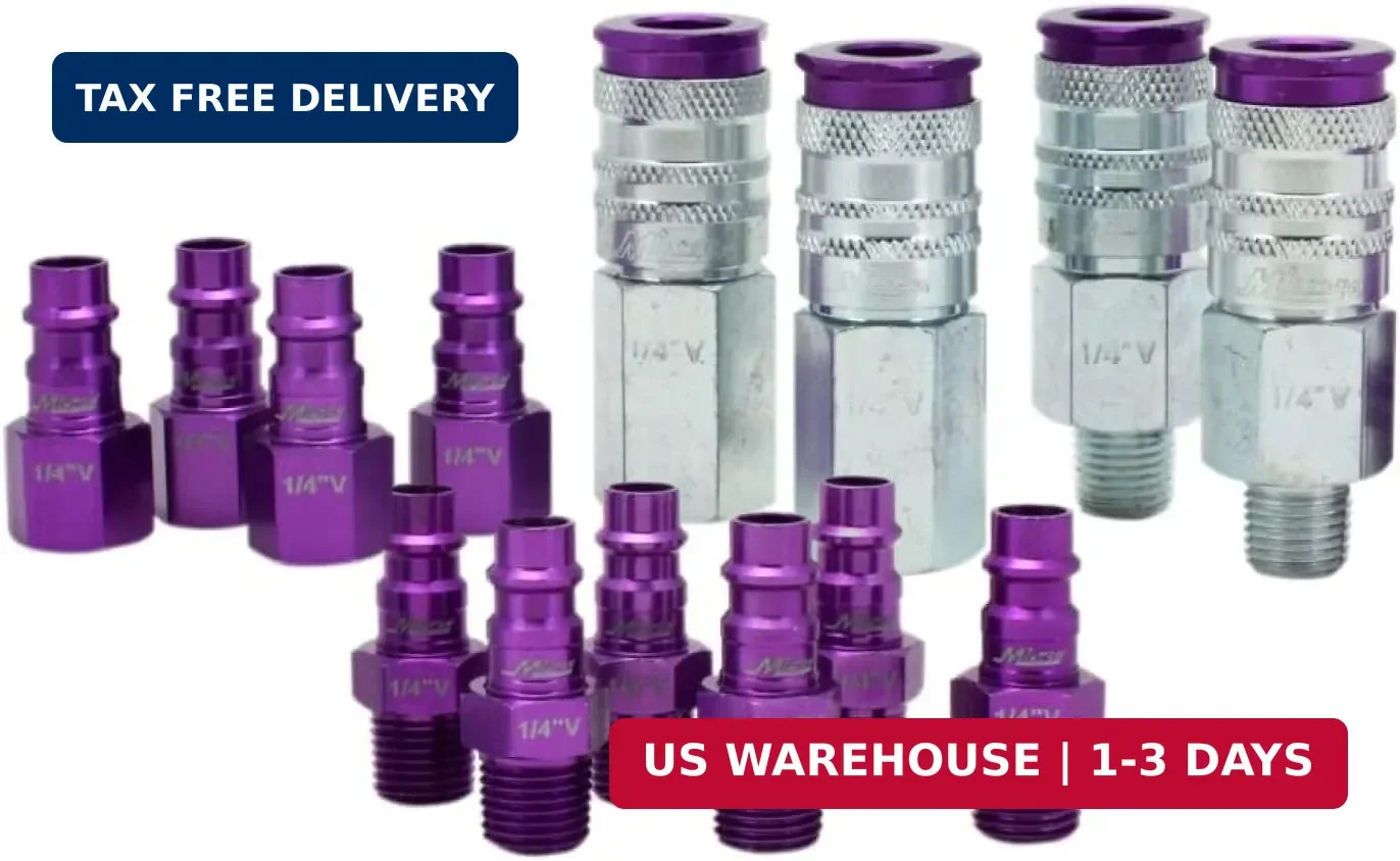 Milton S-314VKIT Kit, 14pc Hi-Flo V style 1/4\