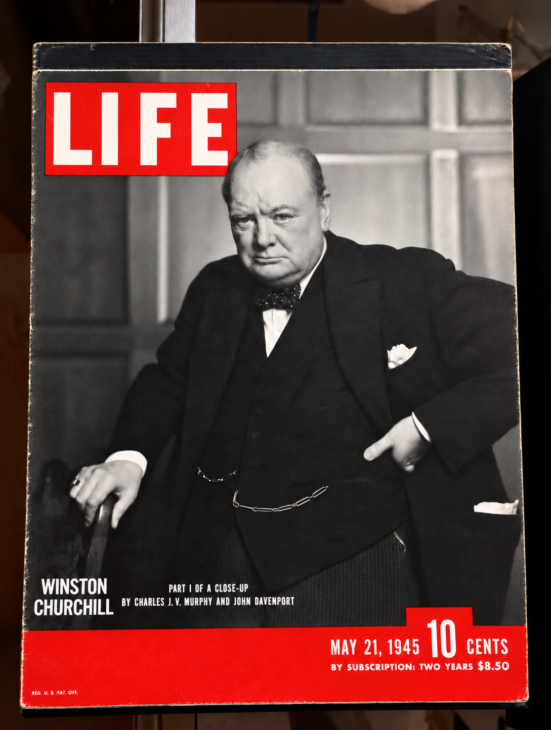 LIFE Magazine May 21 1945 Winston Churchill Amazing Condition -Rare