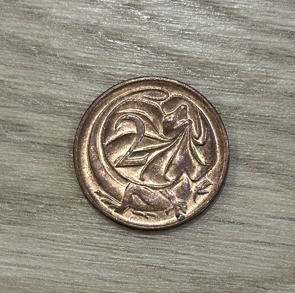 1981 Australia 2 Cent Coin Two Cents NO SD