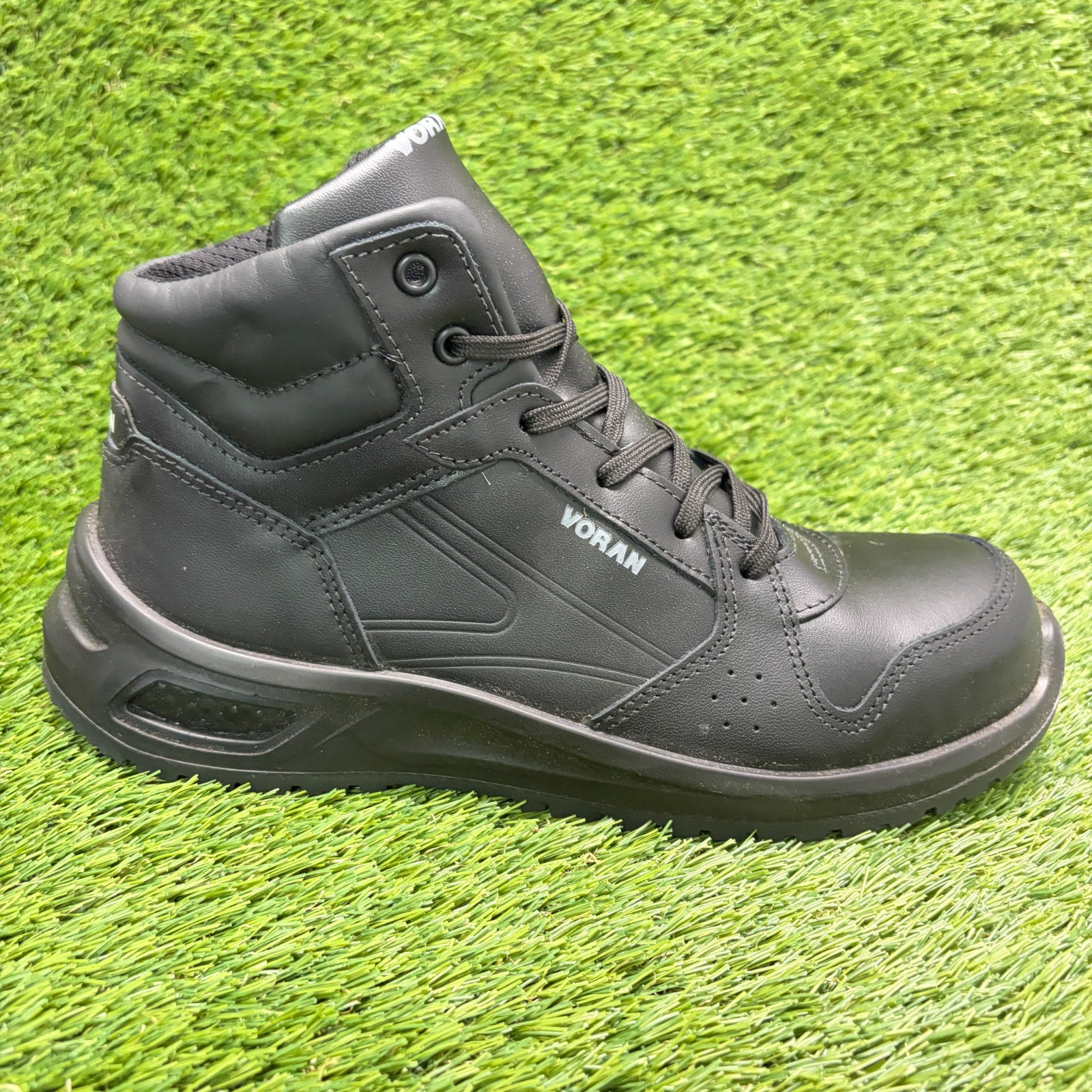 Voran Sportsafe Energy 940 Mens Size 10.5 Black Composite Toe Safety Work Boots