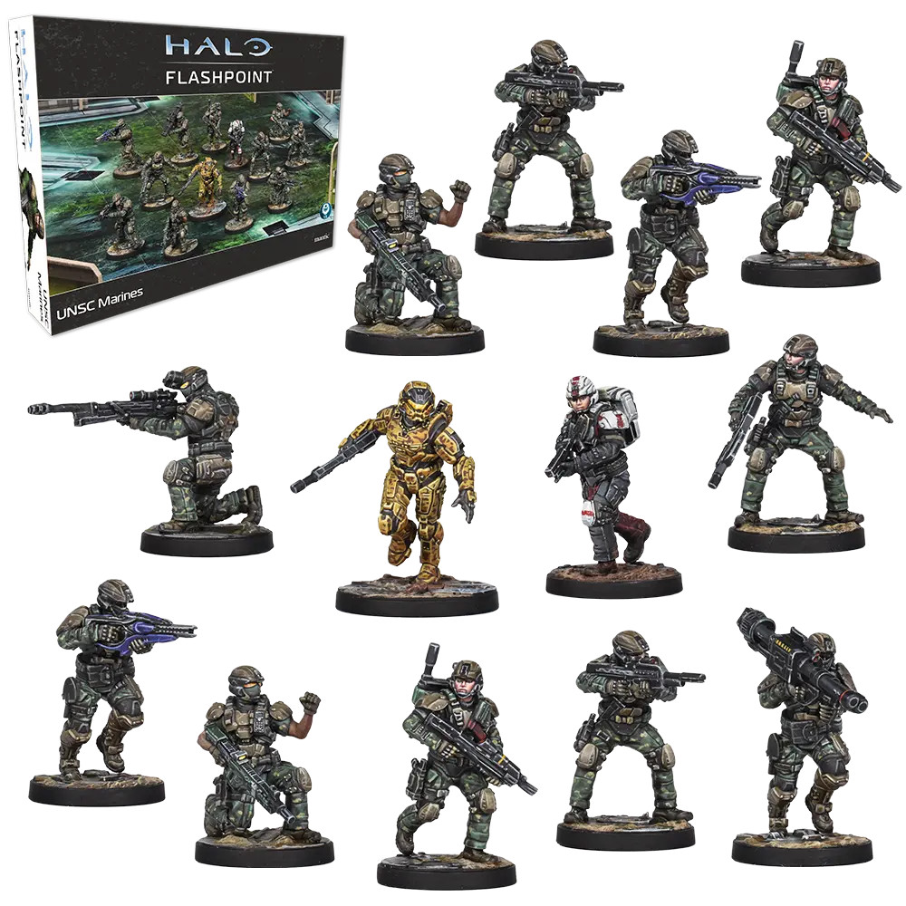 Halo: Flashpoint UNSC Marines - Mantic 28mm Miniatures Game YHP