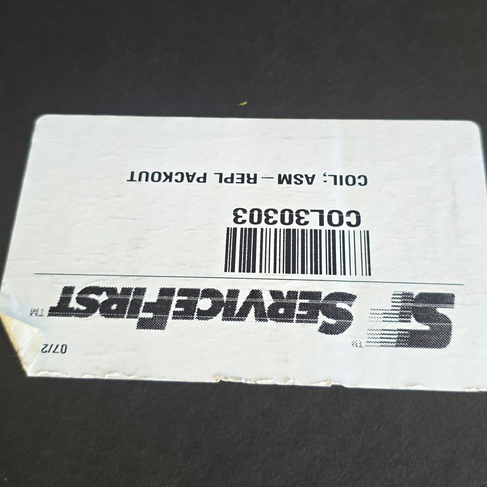 ServiceFirst Replacement Coil Assembly Type Replacement Coil MPN/Model COL30303
