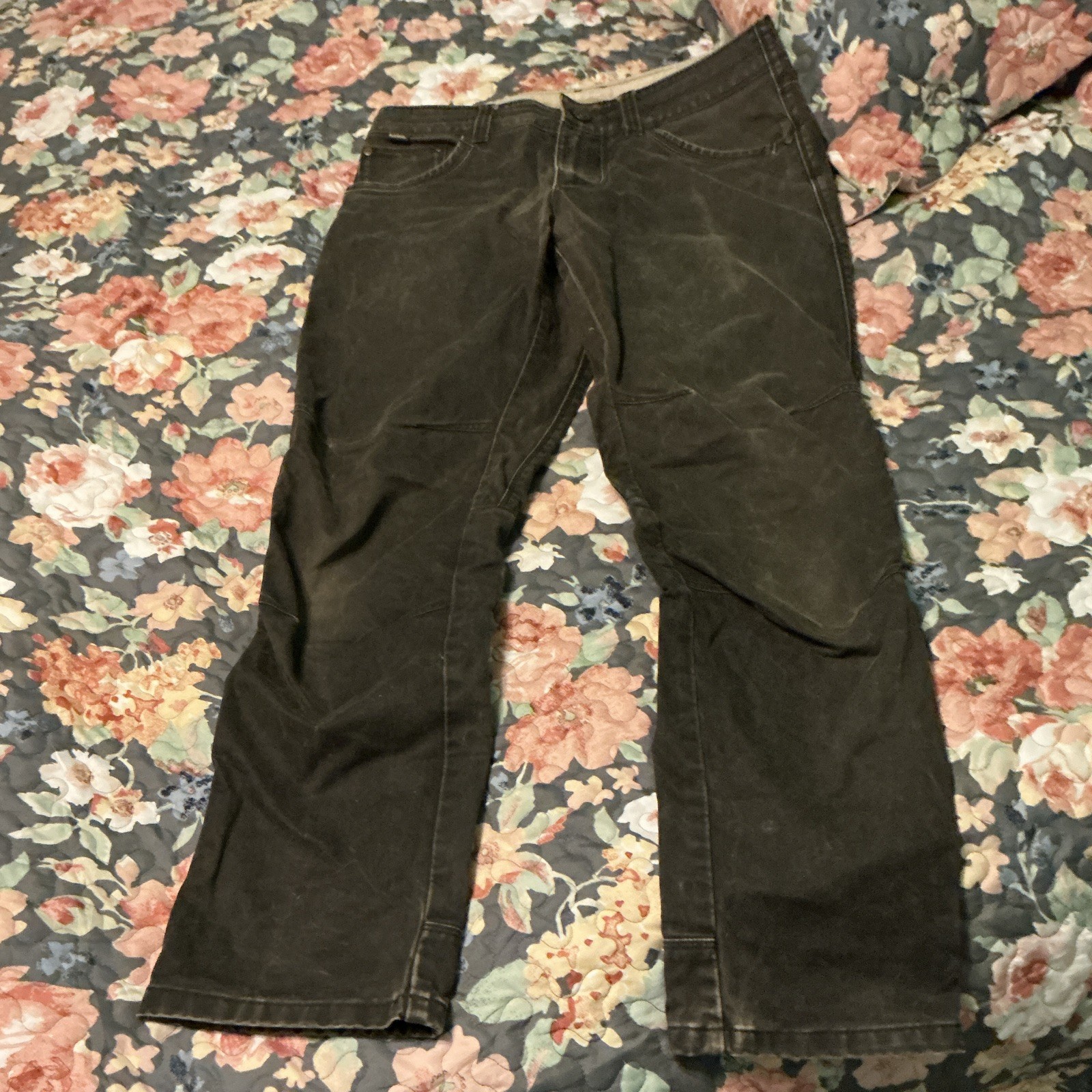 Kuhl Free Ryder. 31x30 Hiking Pants Black Vintage Patina Dye Used In G Cond Nice