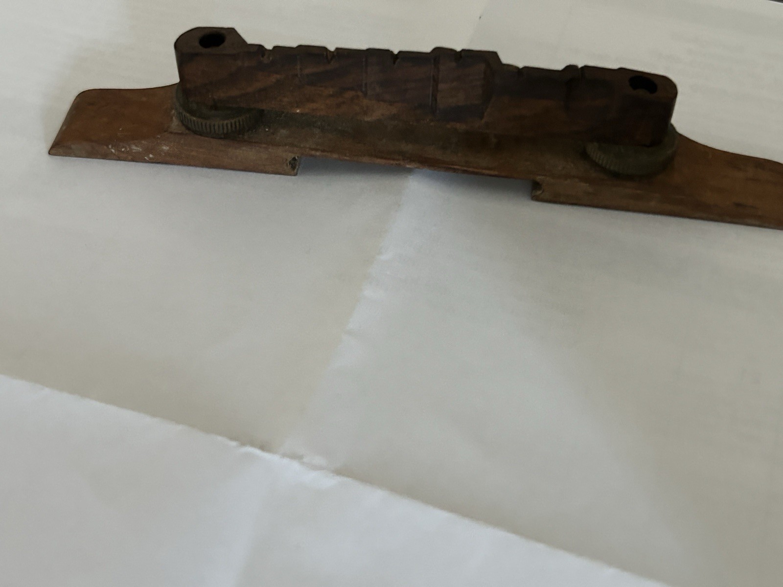 Gibson Rosewood Bridge From 1966 ES-125tDC. Gibson Rosewood Bridge From 1966 ES-125tDC.