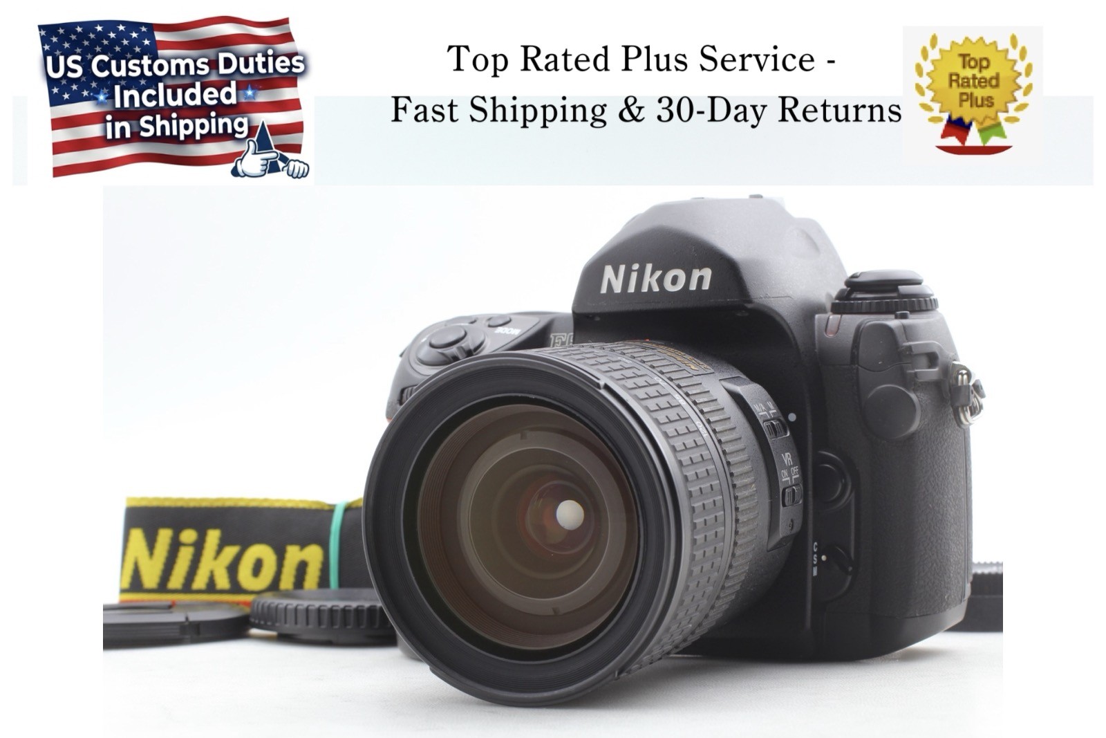 Late S/N 26xxx [MINT] Nikon F6 35mm SLR Film Camera AF-S 24-120mm VR Lens JAPAN