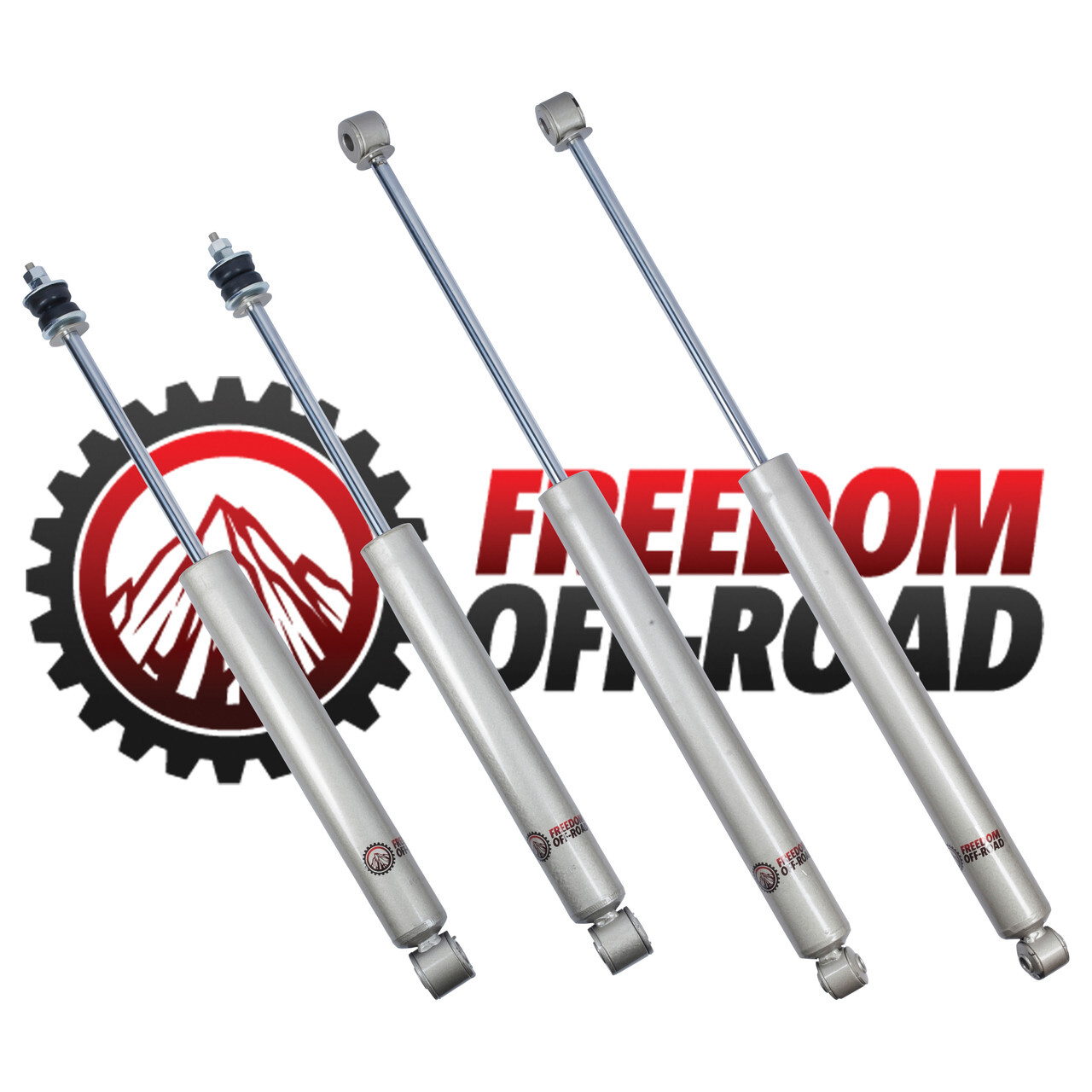 Extended Nitro Shocks for 2-4” Lift Fit 05-16 Ford F250/F350 4WD Freedom Offroad
