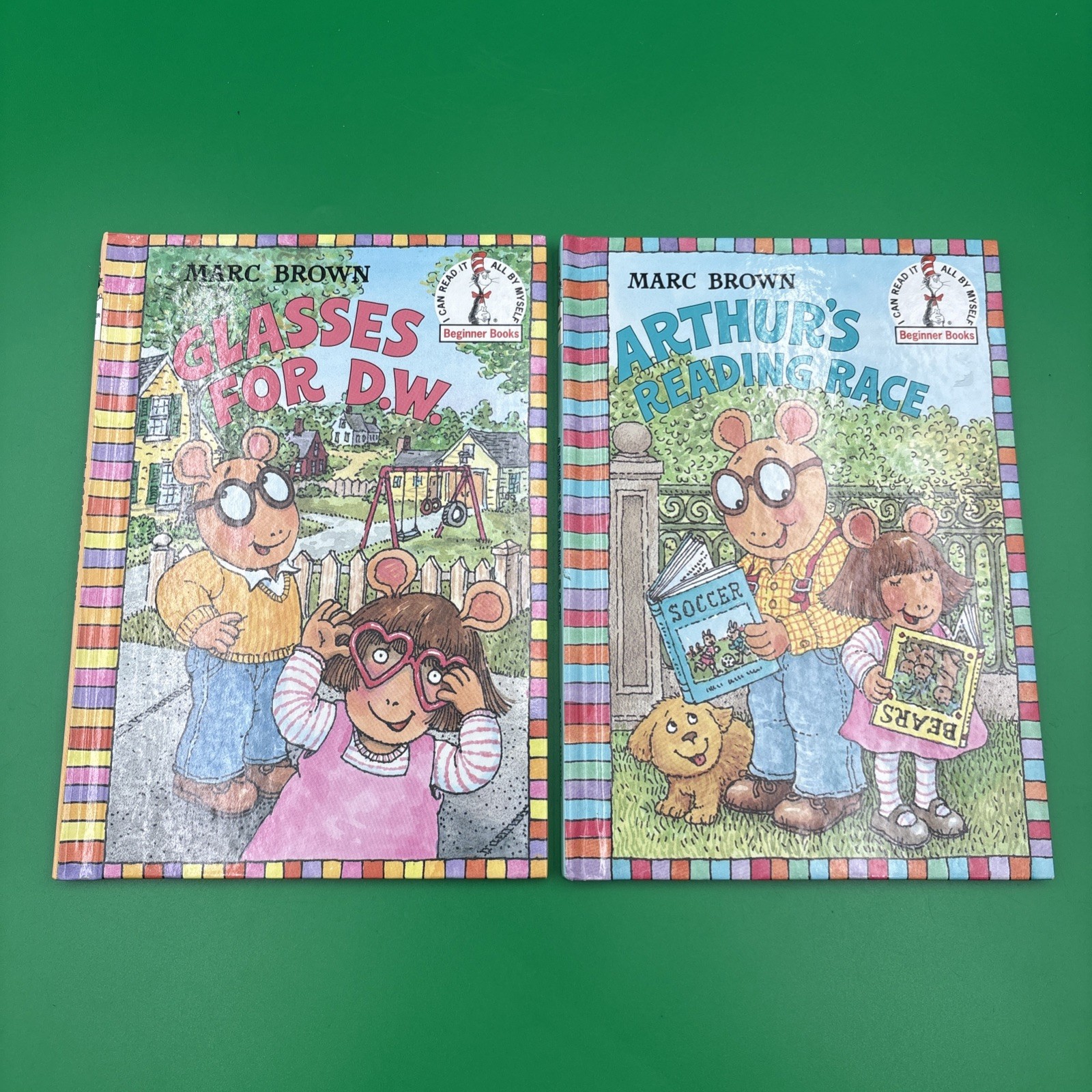 Vintage Arthur Lot of 2 Hard Cover Marc Brown Beginner Books 1995,1996