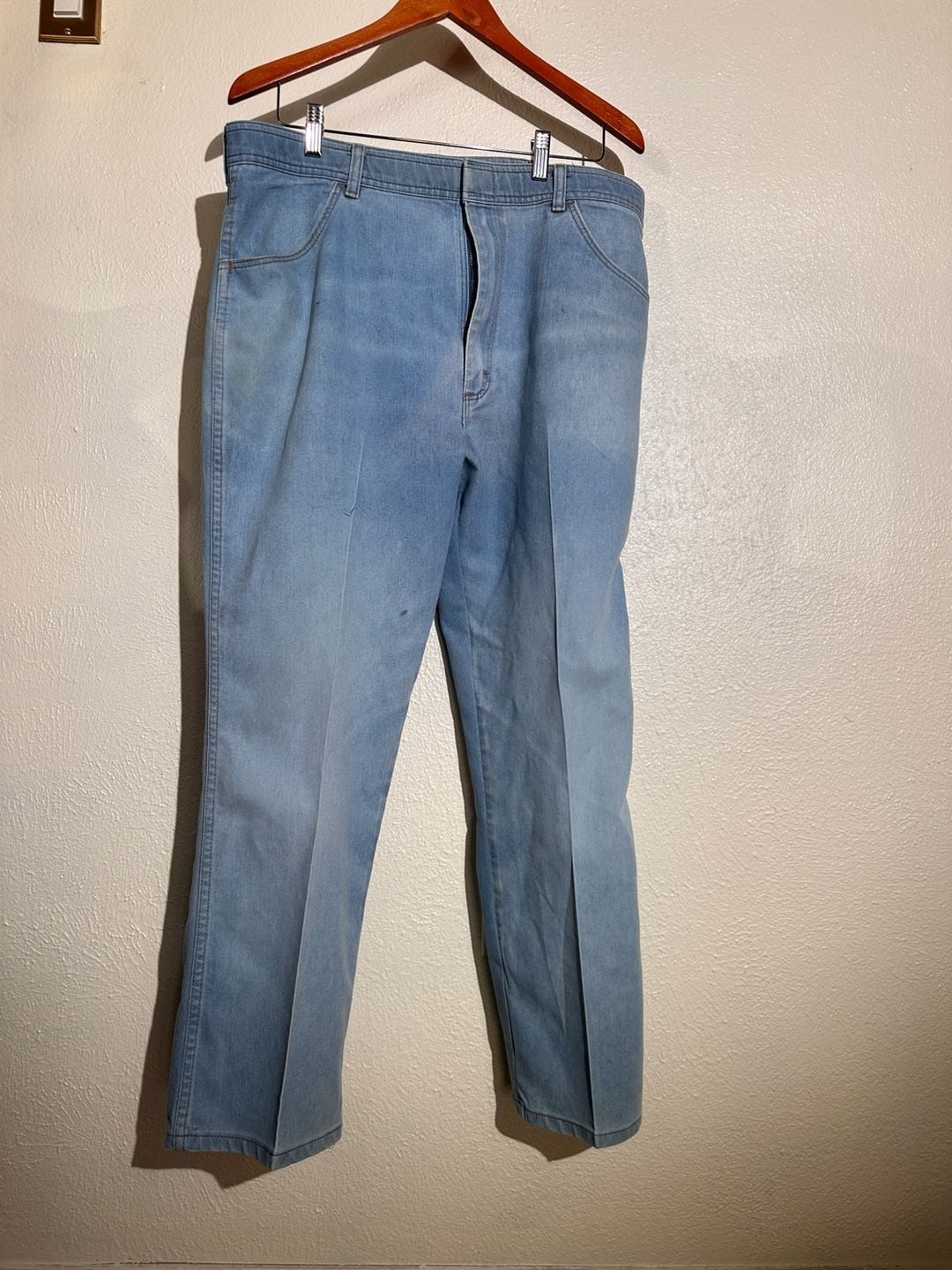 Wrangler Vintage Light Wash Denim Jeans Blue Wrangler Vintage Light Wash Denim Jeans Blue