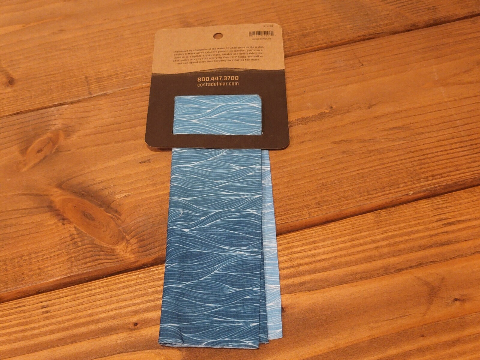 QTY 3 | Costa Del Mar Blue Swells Topo C-Mask Gaiter Headband FQS OEM FQS900083
