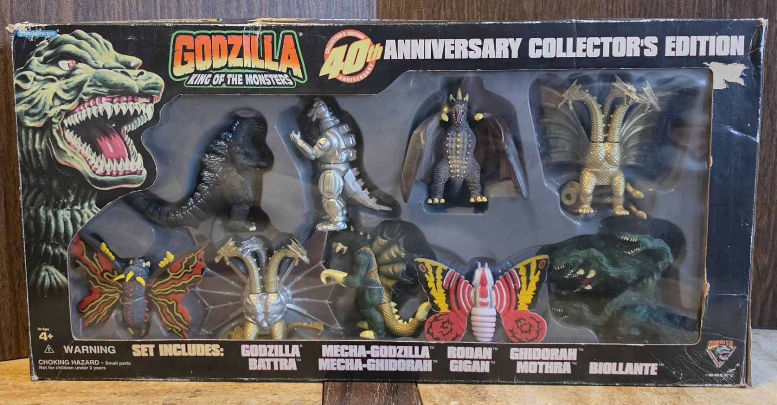 1995 Trendmasters Godzilla Wars 40th Anniversary Collector’s Edition Set ~ New