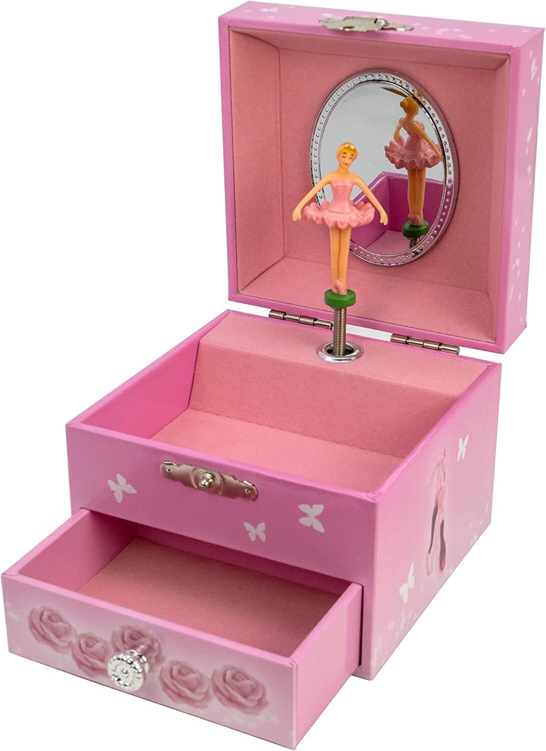 The San Francisco Music Box Company 1 Drawer Ballerina Dancer Music Box The San Francisco Music Box Company 1 Drawer Ballerina Dancer Music Box