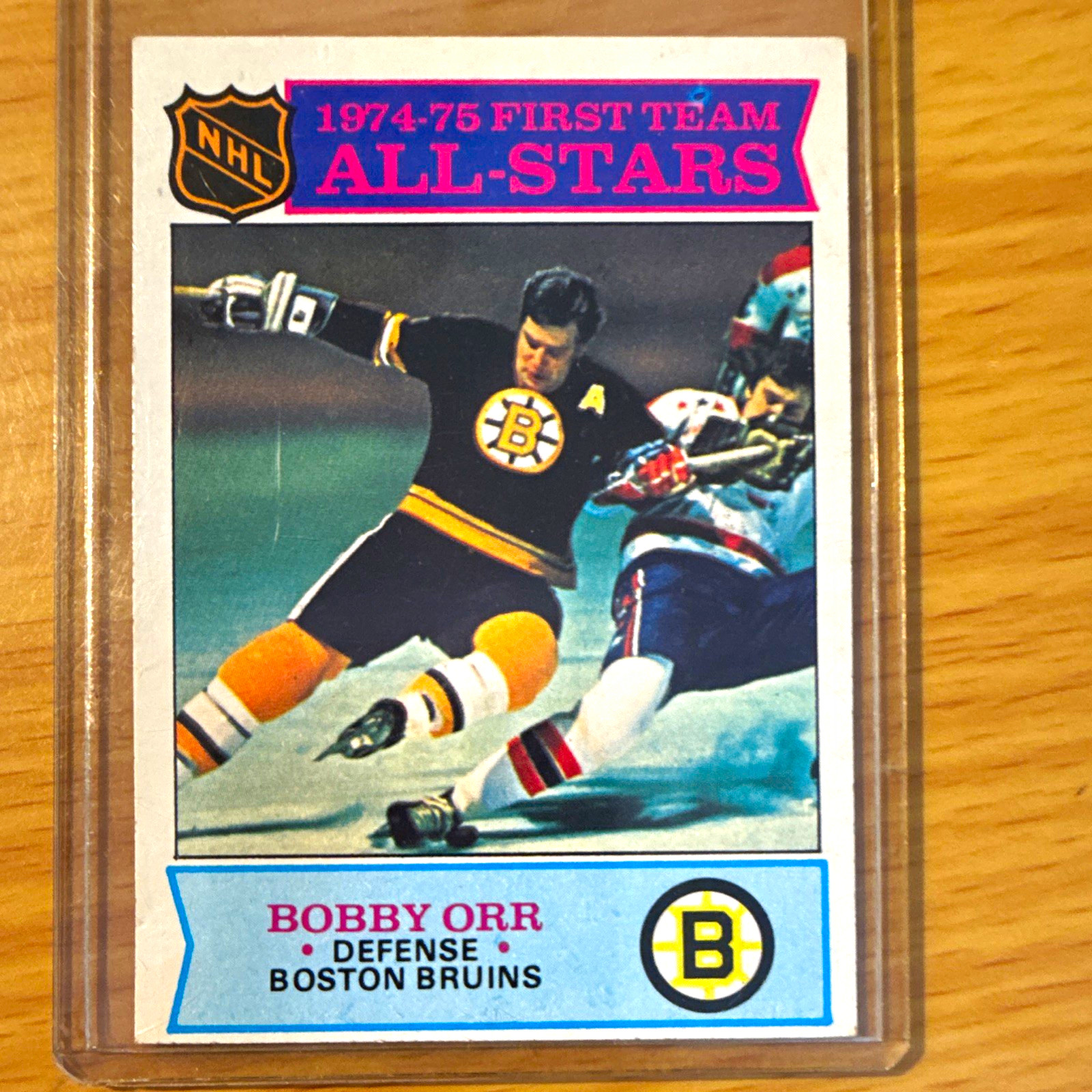 Topps 1974-75 Bobby Orr First Team All-Stars #288 Boston Bruins NHL