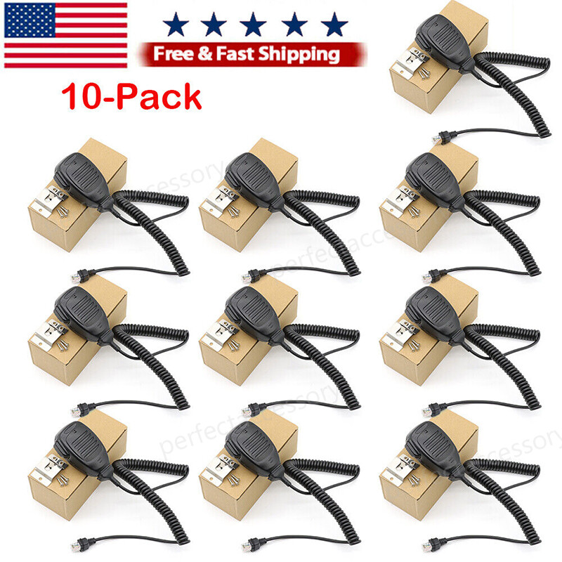 10Pack KMC-35 Speaker Mic For Kenwood TK-830 TK-850 TK-860 TK-880 TK-868G TK-980