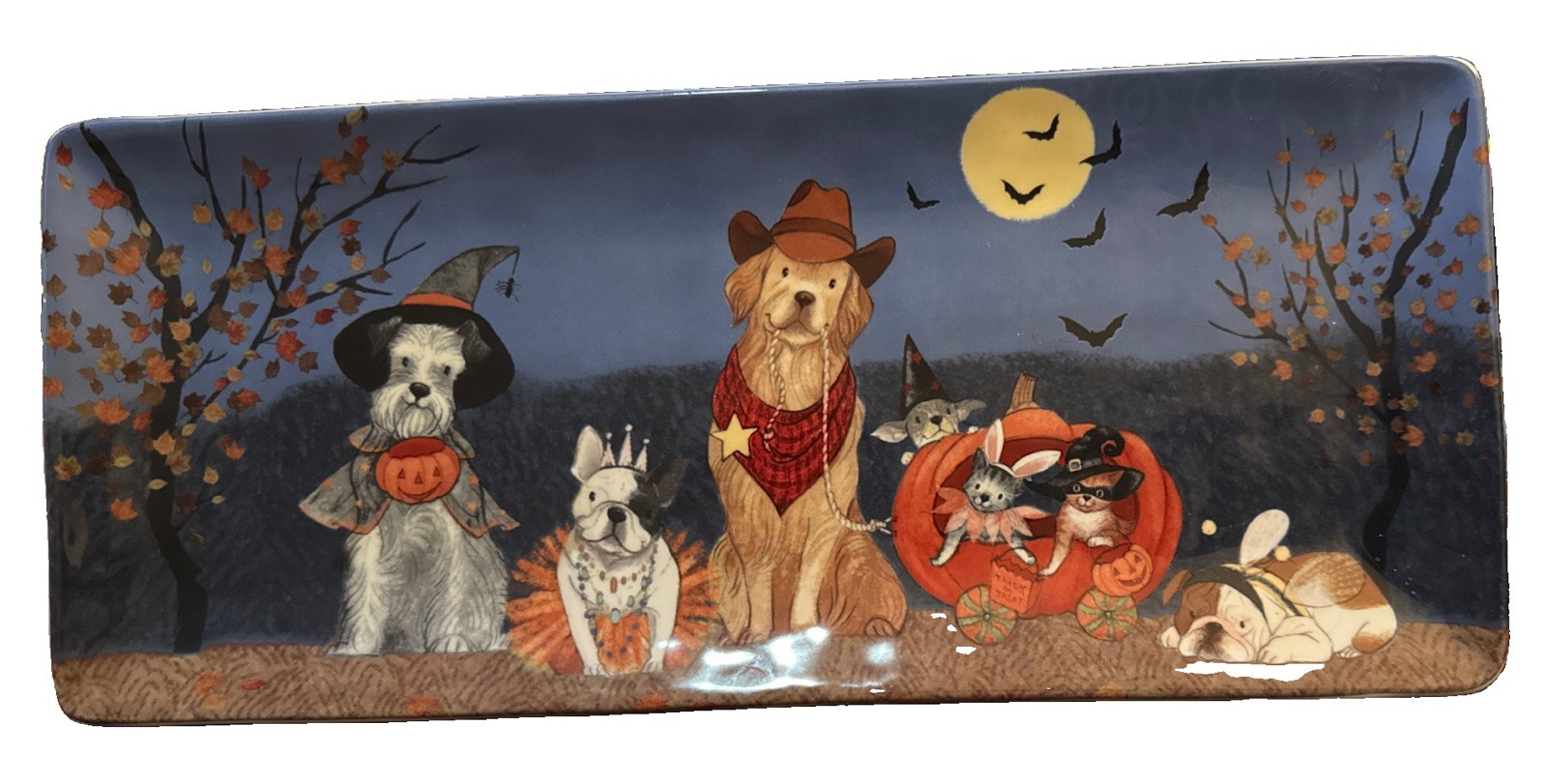 Park Avenue Puppies Halloween by Pier 1 Size- 14x6 Park Avenue Puppies Halloween by Pier 1 Size- 14x6