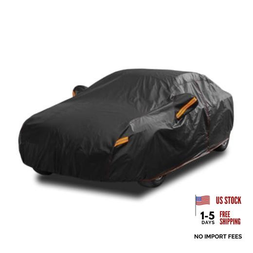 6 Layers Heavy Duty Car Cover Waterproof 1-C3 Fit Sedan, Length 186-193 inch