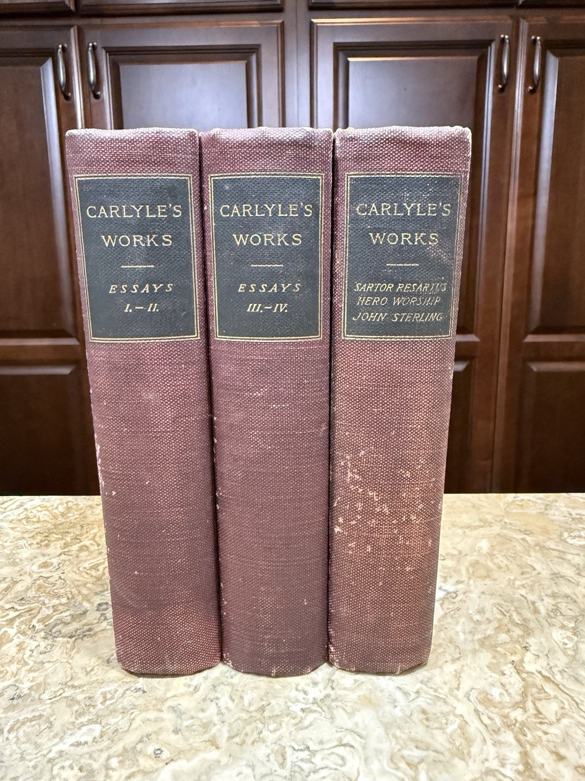 Carlyle\'s Works: Critical & Misc. Essays, Vol 1-4 Illustr. HC The Complete Works Carlyle\'s Works: Critical & Misc. Essays, Vol 1-4 Illustr. HC The Complete Works