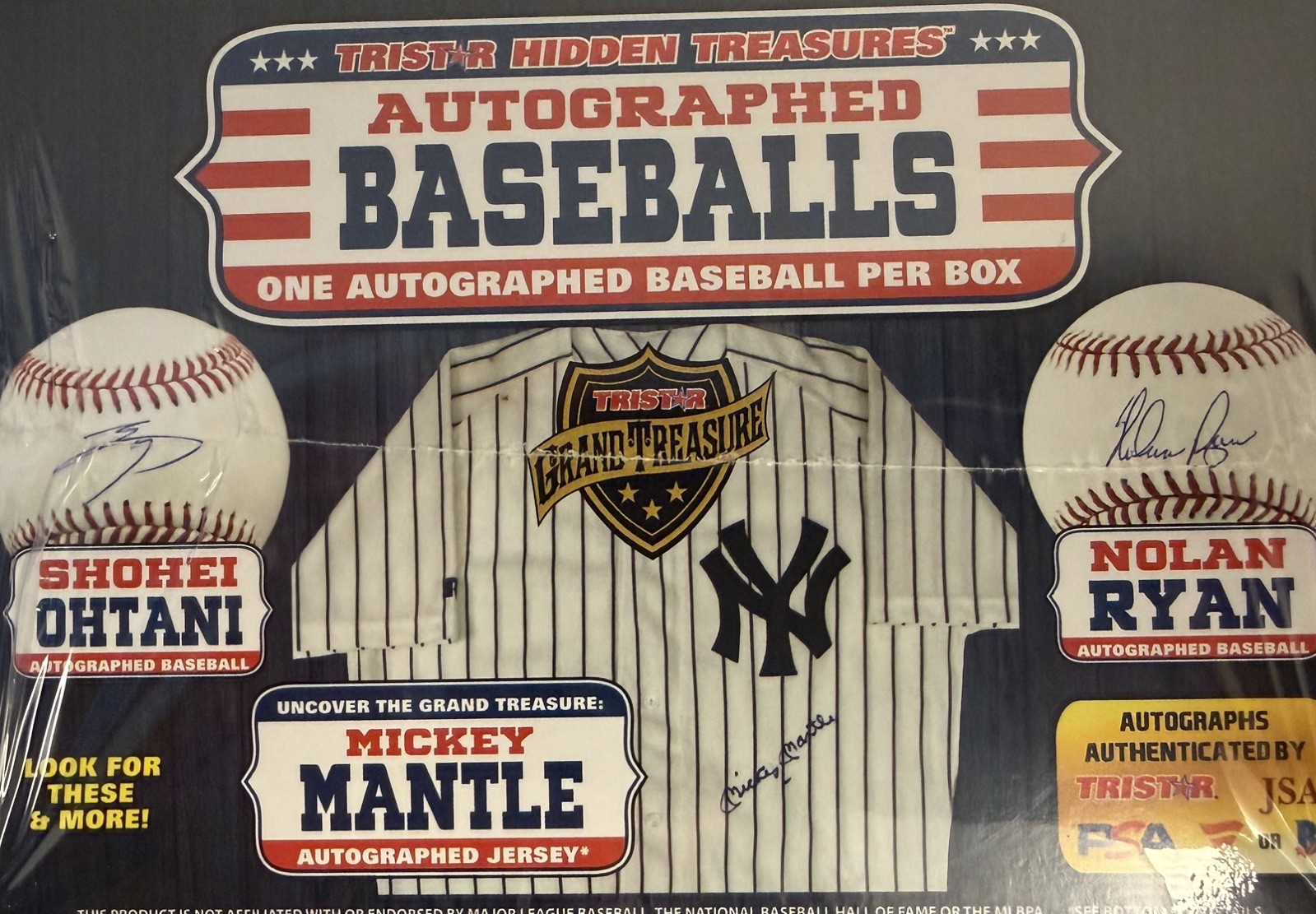 SEALED 2025 TRISTAR HIDDEN TREASURES AUTOGRAPHED BASEBALL BALL MLB BLIND BOX SEALED 2025 TRISTAR HIDDEN TREASURES AUTOGRAPHED BASEBALL BALL MLB BLIND BOX