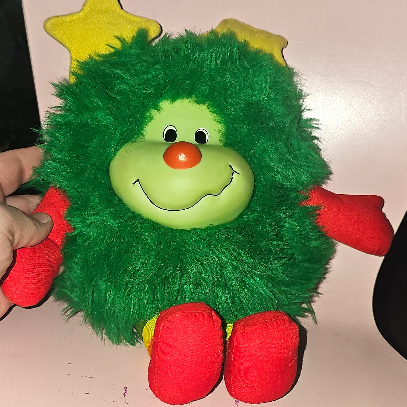 Vintage 1983 Rainbow Brite Lucky Sprite Plush Mattel Green 12in Vintage 1983 Rainbow Brite Lucky Sprite Plush Mattel Green 12in