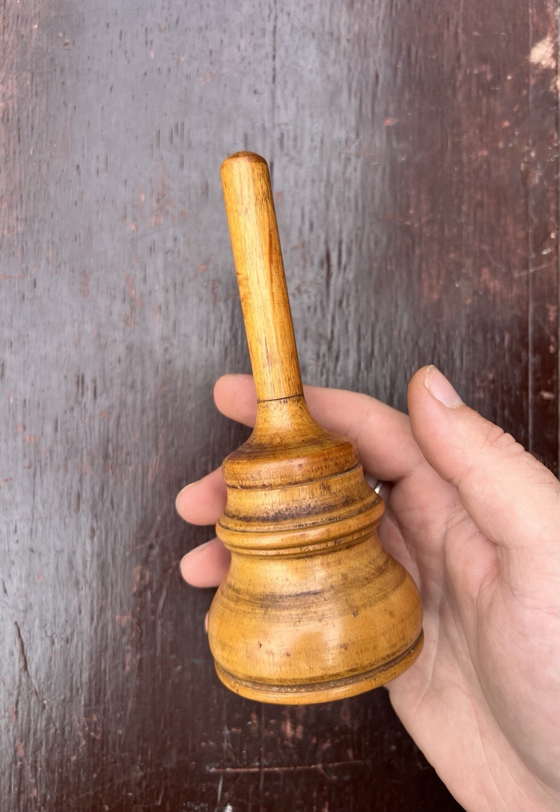 Antique 18th/19th Century Turned Treen Glove/Wig Powderer Shaker Antique 18th/19th Century Turned Treen Glove/Wig Powderer Shaker