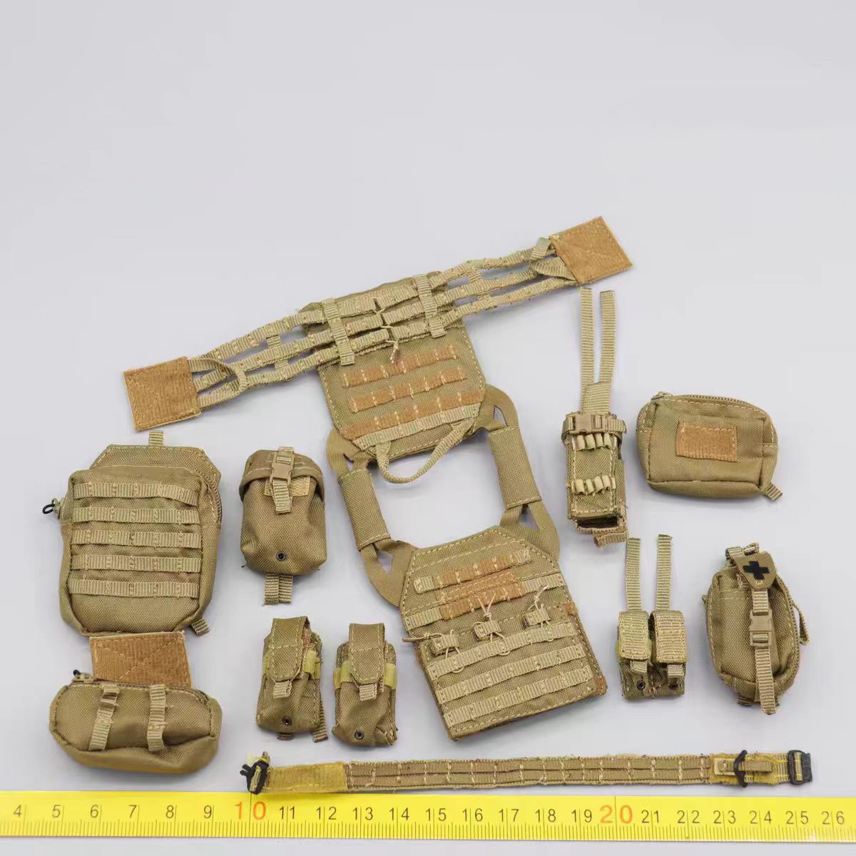 Minitimes toys M051 1/6 Scale Task Force 141 Soap Tactical Vest & Pouches Model Minitimes toys M051 1/6 Scale Task Force 141 Soap Tactical Vest & Pouches Model